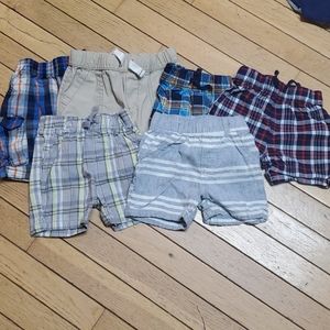 6 pair of boys shorts